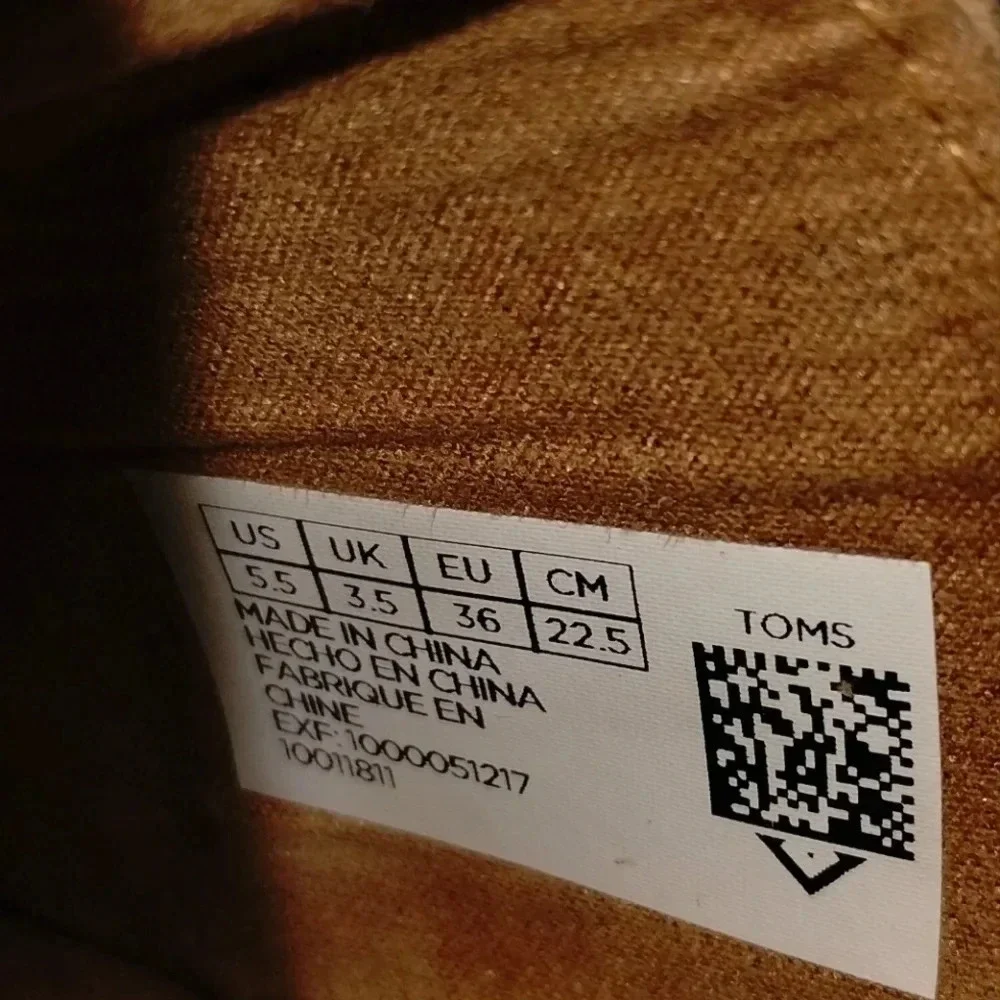 Toms Katalina Espadrilles Tan‎ size 5.5 Summer Dressy Ballet Office Event Summer